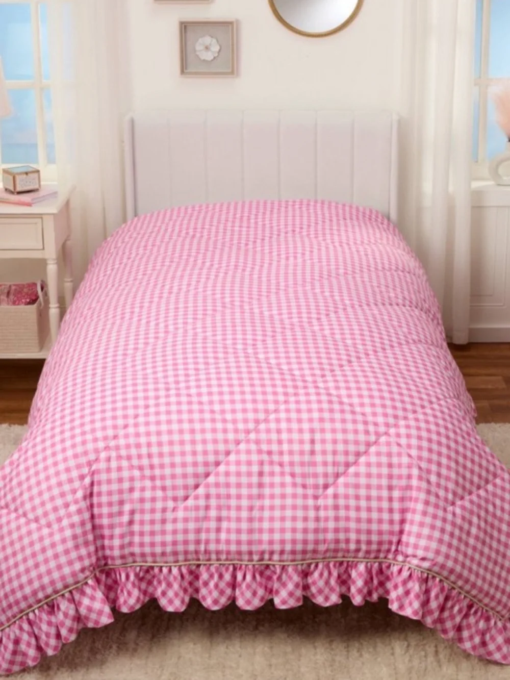 WICKED NWT For Good x Katie Kime Twin gingham Comforter set